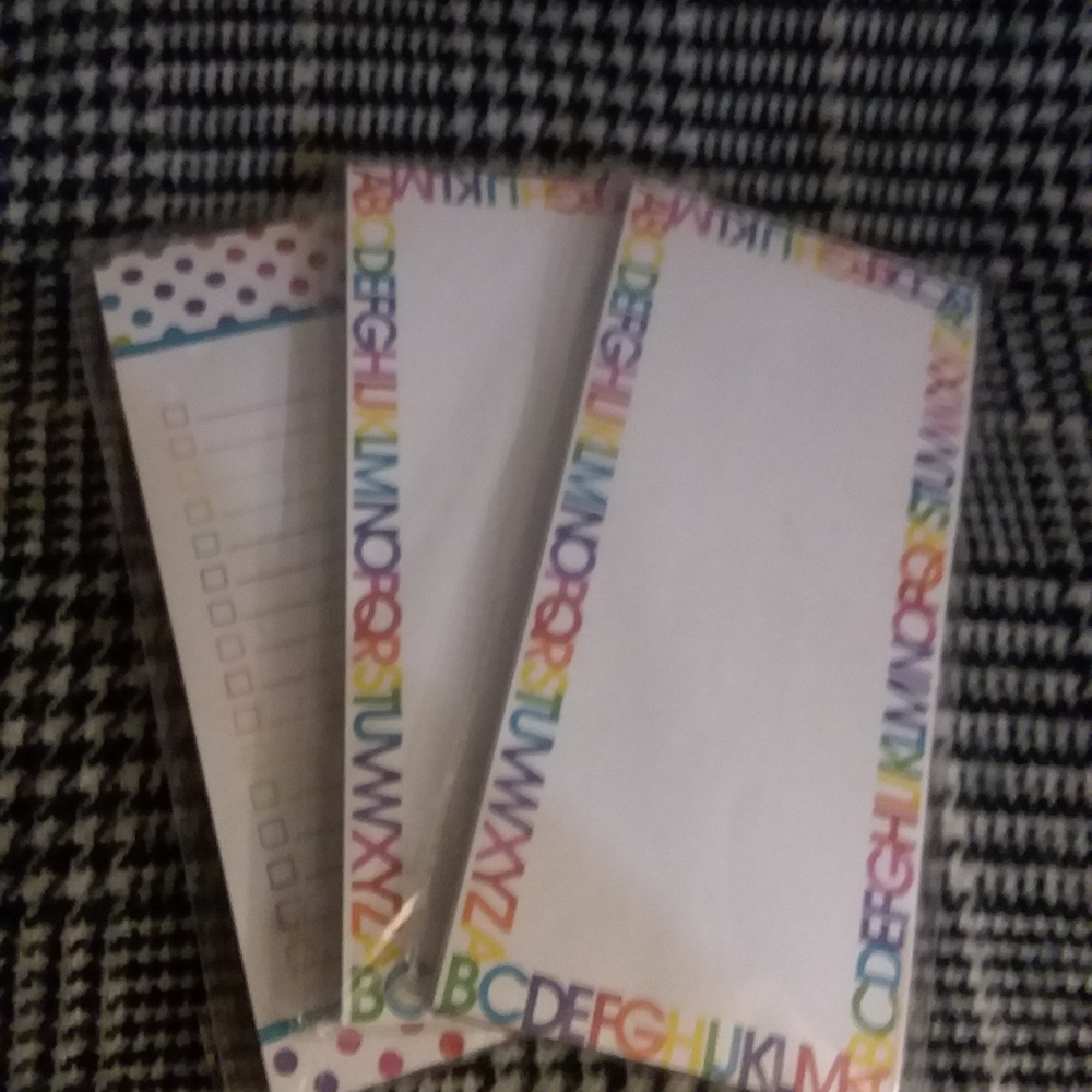 3 Magnetic Notepads